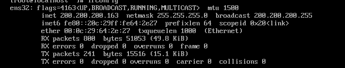 리눅스 라우터 ens32 ip 확인8